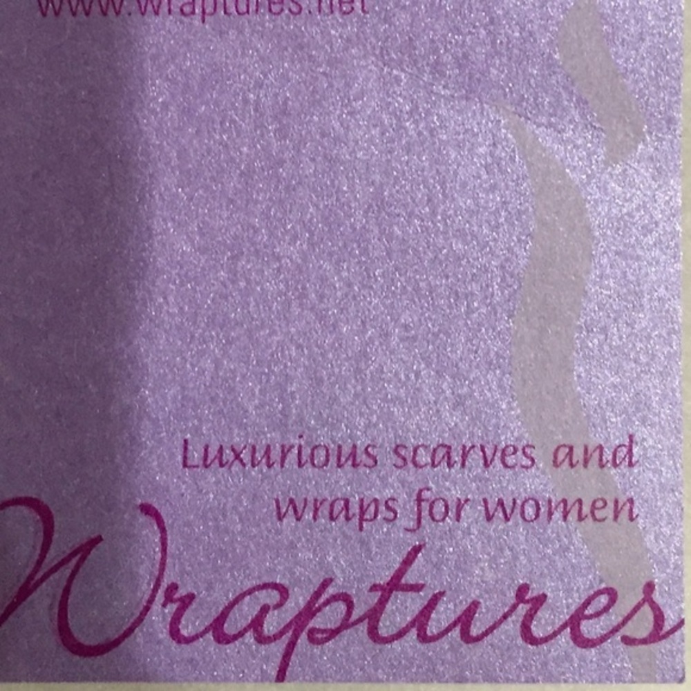 Paisley Wrap or Scarf with Beaded Fringe - Picture 4 of 6